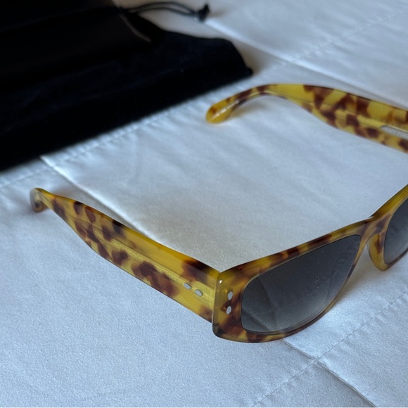 Isabel Marant gołd & brown sunglasses - Picture 6 of 10